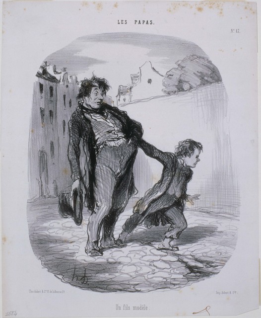 Honoré Daumier, ‘Les Papas: Un fils modèle’, 1847, Phillips Collection