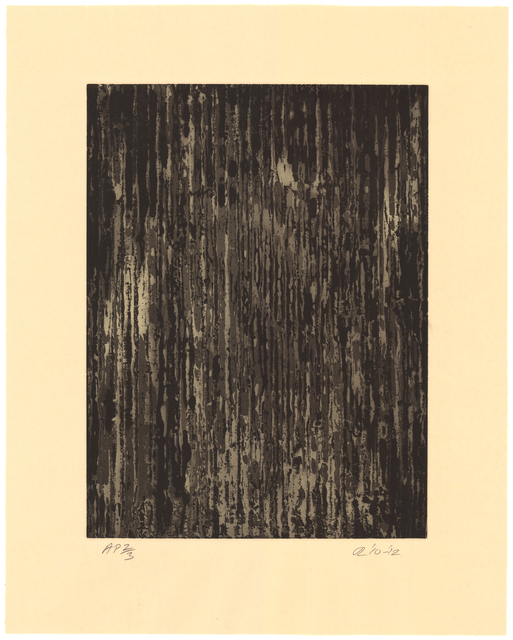 Julian Lethbridge, ‘Matrix’, 2012, Print, One color intaglio on Tokusuki Torinoko paper, Universal Limited Art Editions