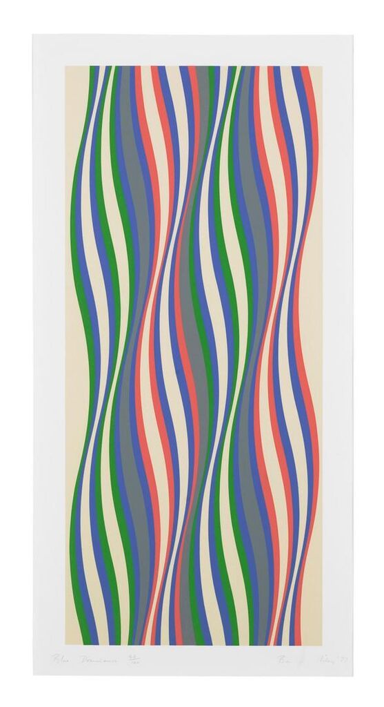 Bridget Riley - Blue Dominance