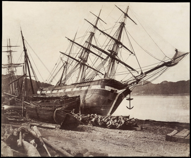 David Johnson, ‘American Barque "Jane Tudor," Conway Bay’, ca. 1855, The Metropolitan Museum of Art