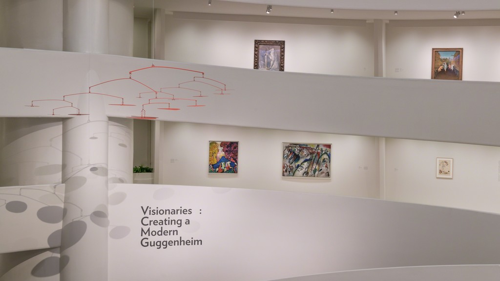 Installation view of "Visionaries: Creating a Modern Guggenheim" Installation view of "Visionaries: Creating a Modern Guggenheim"