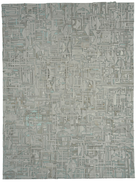 Matt Gonzalez, ‘And hollered the ash-chantey’, 2018, Drawing, Collage or other Work on Paper, Found paper collage, Dolby Chadwick Gallery