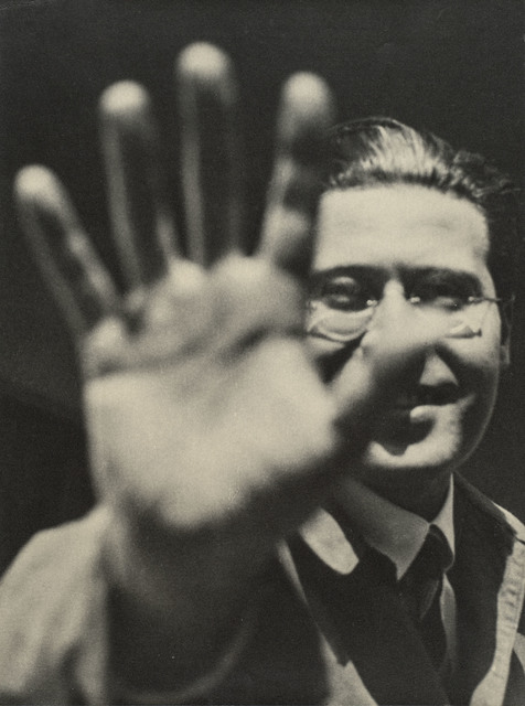László Moholy-Nagy, ‘Self-Portrait with Hand’, 1925-1929, Art Institute of Chicago