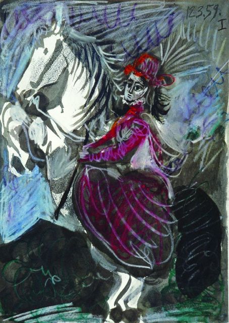 Pablo Picasso, ‘Two four-colour lithographs from the suite Toros y Toreros’, 1961, Print, Lithograph, Sworders