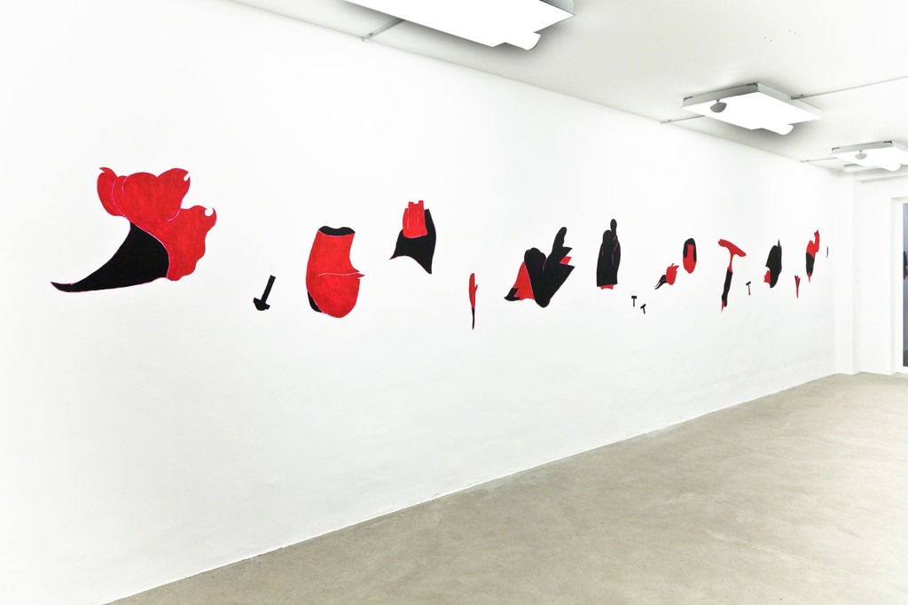 Marianne Eigenheer, "Les Guédés dansent toujours", 2012, exhibition view | image: ©dasesszimmer Marianne Eigenheer, "Les Guédés dansent toujours", 2012, exhibition view | image: ©dasesszimmer