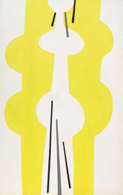 Ernst Geitlinger, ‘Odaliske’, 1963, Painting, Dispersion paint on burlap, Koller Auctions