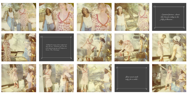 Stefanie Schneider, ‘Moving in Together’, 2008, Photography, 15 analog C-Prints analog C-Prints, hand-printed by the artist on Fuji Crystal Archive Paper, based on an expired Polaroid, mounted on Aluminum with matte UV-Protection,, Instantdreams