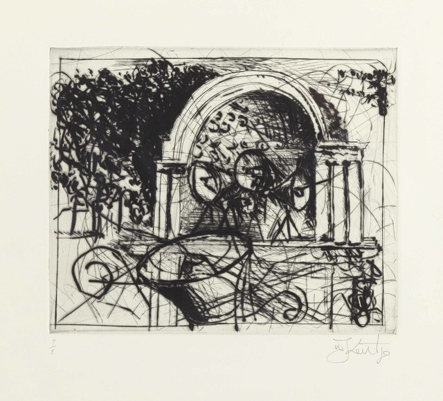 William Kentridge, ‘Untitled (Central Park Bandshell)’, 2005, Print, Etching, on wove paper, Christie's