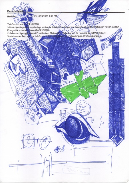 Edi Rama, ‘Friday 24 October, 2008 (n. 537)’, Alfonso Artiaco