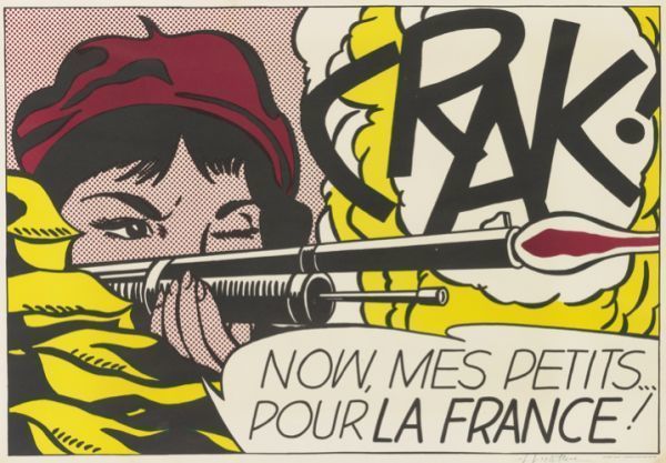 Roy Lichtenstein, ‘Crak!’, 1964, Print, Offset Lithograph on lightweight white wove paper, Vertu Fine Art