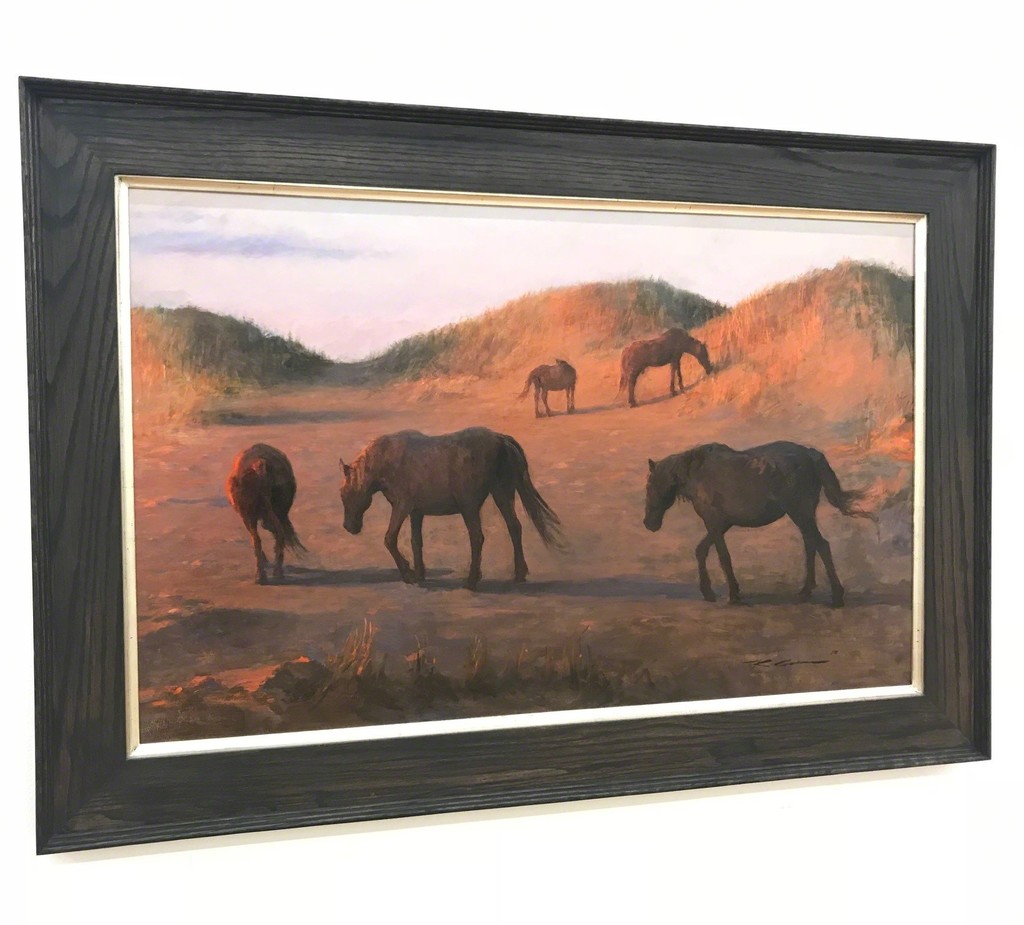 Framed view of "Evening Sunset" Framed view of "Evening Sunset"