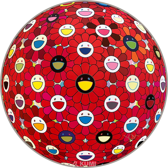 Takashi Murakami, ‘Flowerball (Bright Red)’, 2017, Kumi Contemporary / Verso Contemporary