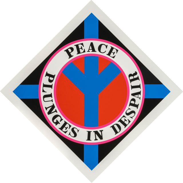 Robert Indiana, ‘Peace Plunges In Despair’, 2004, CITYarts: Live Benefit Auction 2019