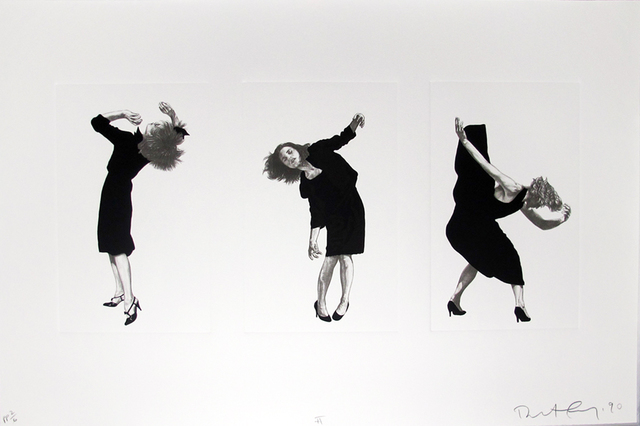 Robert Longo, ‘Men in the Cities, Tokyo, Seibu Department Stores, Ltd. II (3 Women)’, 1990, Print, Lithograph, Hamilton-Selway Fine Art