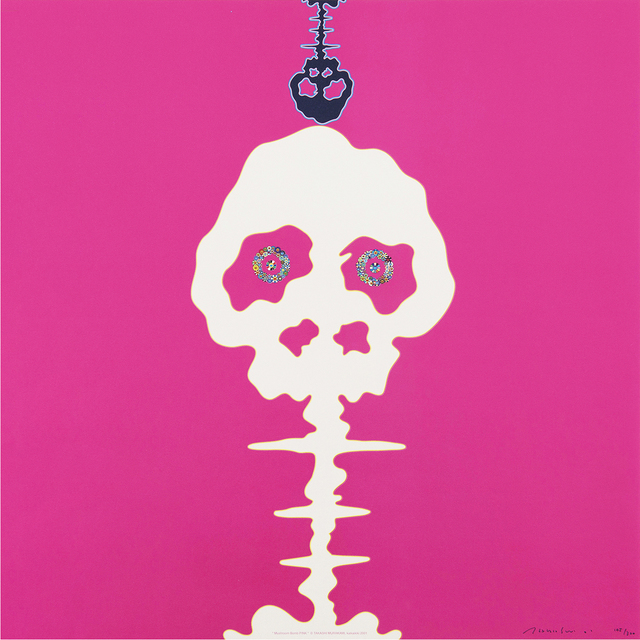 Takashi Murakami, ‘Mushroom Bomb PINK ’, 2001, Print, Mixed Media Print, Galerie Raphael