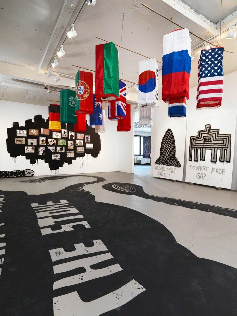 Installation view. Eko Nugroho "Flavour", ARNDT, Berlin, Germany. April 28 - June 2, 2012. Photo: Bernd Borchardt Installation view. Eko Nugroho "Flavour", ARNDT, Berlin, Germany. April 28 - June 2, 2012. Photo: Bernd Borchardt