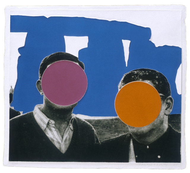 John Baldessari, ‘Stonehenge (With Two Persons) Blue’, 2005, Mixografia