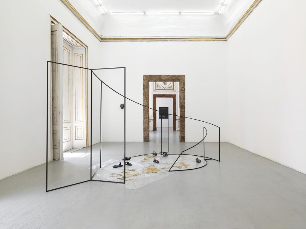 A boat is a floating piece of space, toward the Horizon - Partial view of the exhibition - June 2017 - Galleria Alfonso Artiaco A boat is a floating piece of space, toward the Horizon - Partial view of the exhibition - June 2017 - Galleria Alfonso Artiaco
