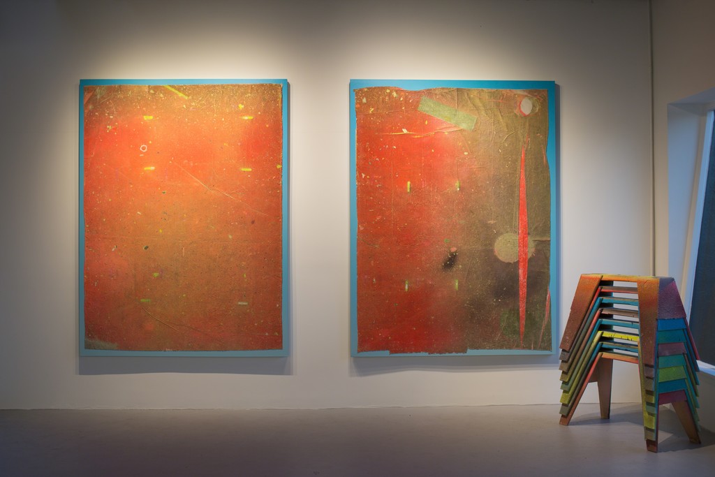 Jason REVOK - Self Portrait 1 & 2 (July-October) (2016)
Synthetic polymer on linen dropcloth mounted on canvas
96h x 72w in (243.84h x 182.88w cm) Jason REVOK - Self Portrait 1 & 2 (July-October) (2016)
Synthetic polymer on linen dropcloth mounted on canvas
96h x 72w in (243.84h x 182.88w cm)