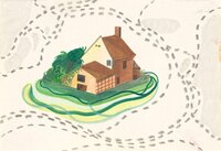 Untitled (mental map: captain cooks cottage; or the voyages of captain cooks mum)