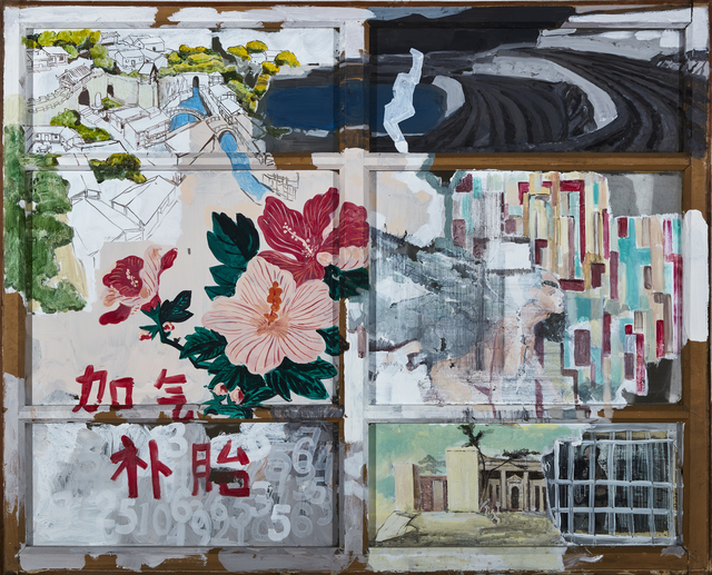 Wang Haichuan, ‘Diary 1 铜元局日记’, 2017, Painting, Acrylic on window, Art+ Shanghai Gallery