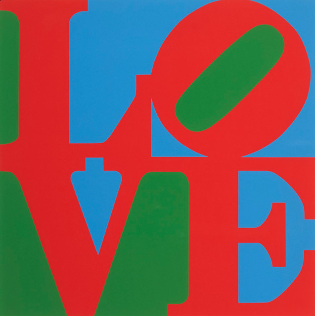 Robert Indiana, ‘The Book of Love’, 1986, Print, Serigraph, Georgetown Frame Shoppe