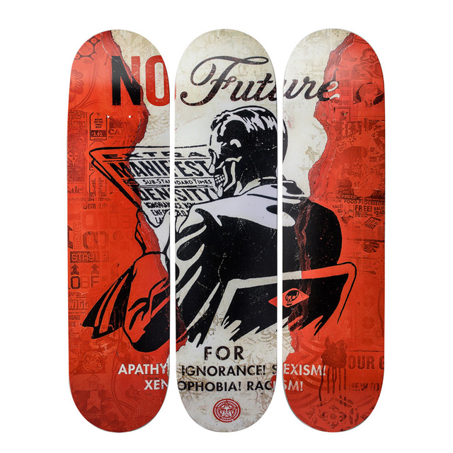 Shepard Fairey (OBEY), ‘No Future Skateboards’, 2017, Artware Editions