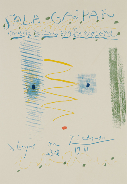 Pablo Picasso, ‘Sala Gaspar poster’, 1961, Phillips