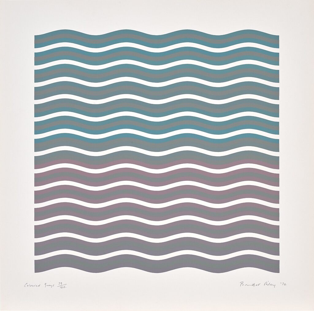 Bridget Riley - Coloured Greys [2] (S. 17, T. & G. 18)