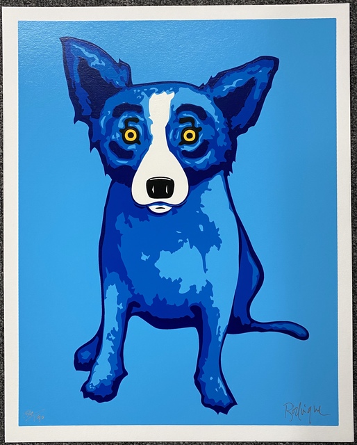 blue dog painting george rodrigue