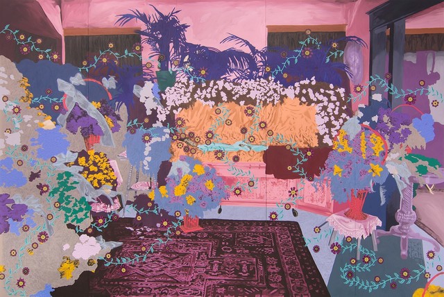 Daisy Patton, ‘Untitled (Of Hoston)’, 2018, Painting, Oil on archival print on panel, k contemporary