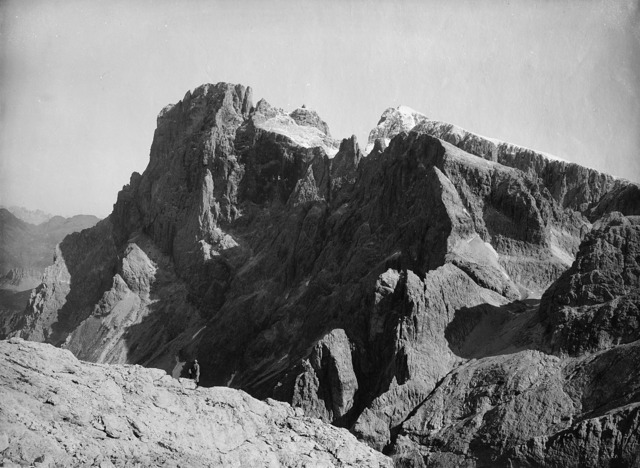 Vittorio Sella, ‘Cimon della Pala dal Rosetta’, 1890 ca., Photography, Vintage gelatin silver print., Il Ponte
