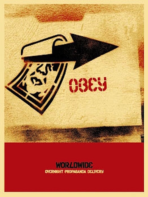 Shepard Fairey (OBEY), ‘Overnight Delivery’, 2002, Gregg Shienbaum Fine Art