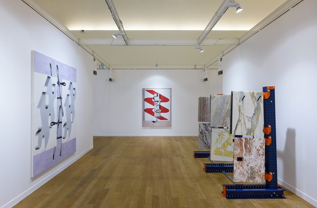 Exhibition view FIAC, Valentin, Paris 2016. Duo show with: George Henry Longly and Anne Neukamp. © Photo: Grégory Copitet / Courtesy of the artists and Valentin, Paris. Exhibition view FIAC, Valentin, Paris 2016. Duo show with: George Henry Longly and Anne Neukamp. © Photo: Grégory Copitet / Courtesy of the artists and Valentin, Paris.