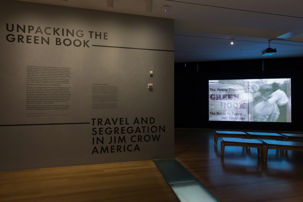 Installation view of 'Unpacking the Green Book: Travel and Segregation in Jim Crow America' Installation view of 'Unpacking the Green Book: Travel and Segregation in Jim Crow America'