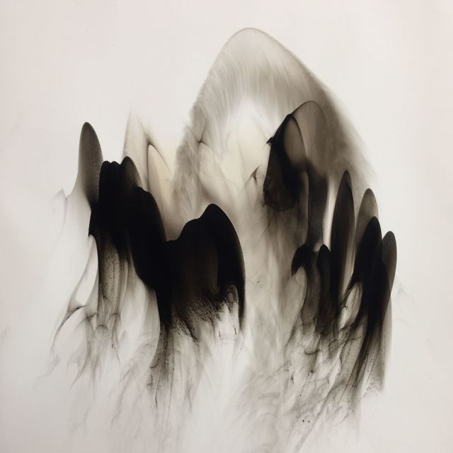 Dennis Lee Mitchell, ‘Landscape 9’, 2017, Drawing, Collage or other Work on Paper, Smoke on paper, Heather Gaudio Fine Art