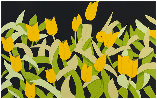 Alex Katz, ‘Yellow Tulips’, 2014, Nikola Rukaj Gallery