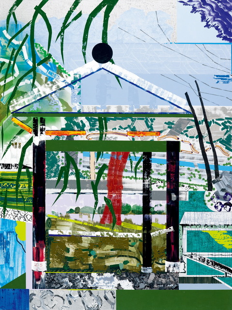 Jin Jinghong 金景鸿, ‘Pavilion’, 2018, Painting, Acrylic on Canvas, Asia Art Center