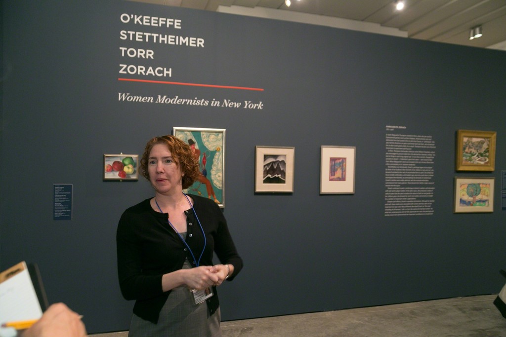 Installation view of "O'Keeffe, Stettheimer, Torr, Zorach: Women Modernists in New York" at Norton Museum of Art, West Palm Beach (2016). Photo credit: Tom Brodigan, Courtesy of Norton Museum of Art Installation view of "O'Keeffe, Stettheimer, Torr, Zorach: Women Modernists in New York" at Norton Museum of Art, West Palm Beach (2016). Photo credit: Tom Brodigan, Courtesy of Norton Museum of Art