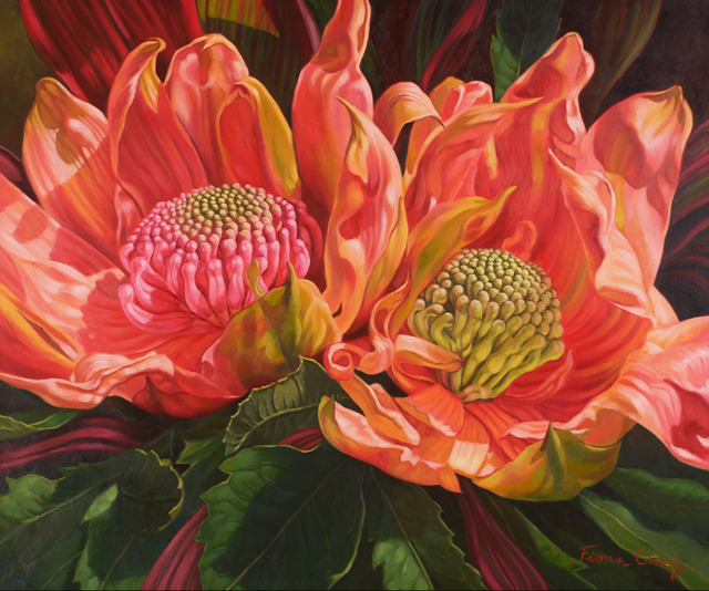 Fiona Craig, ‘Sunlit Waratahs’, 2014, Wentworth Galleries