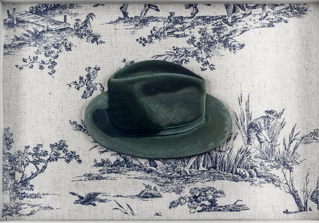 Elsa Zambrano, ‘Hat, ed. of 70’, 2014, Print, Silkscreen and industrial cloth, Beatriz Esguerra Art