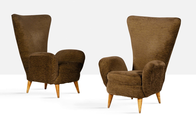 Emilio Sala, ‘Pair of lounge chairs’, circa 1950, Aguttes