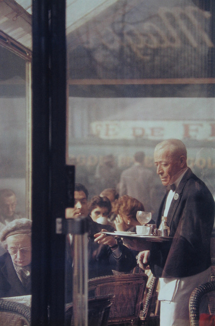 Saul Leiter, ‘Waiter, Paris’, 1959, Photography, Chromogenic print, printed later, GALLERY FIFTY ONE