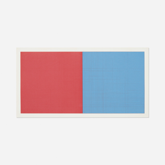 Sol LeWitt, ‘Grids and Color (plate #17)’, 1979, Rago/Wright