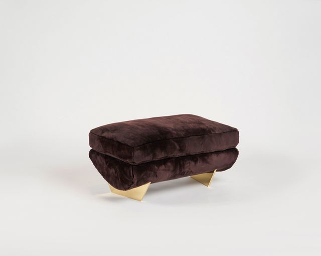 Georgis & Mirgorodsky, ‘"Whalebone Marquise" Ottoman’, 2016, Design/Decorative Art, Choice of wood or bronze supports, COM upholstery, Maison Gerard