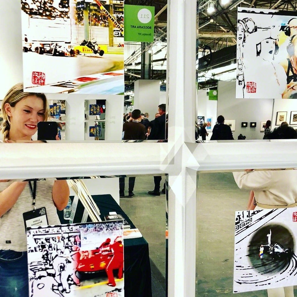 Liubov Belousova (BOCCARA ART) and Fu Wenjun at The Photography Show New York, presented by AIPAD, booth 211 - BOCCARA ART / Boccara Fine Art Liubov Belousova (BOCCARA ART) and Fu Wenjun at The Photography Show New York, presented by AIPAD, booth 211 - BOCCARA ART / Boccara Fine Art