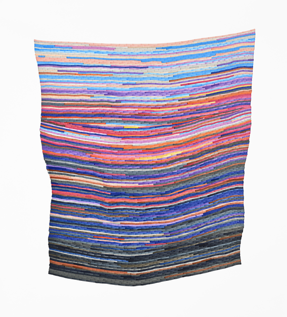 Carly Glovinski, ‘Footbridge Sunrise Rag Rug’, 2017, Morgan Lehman Gallery