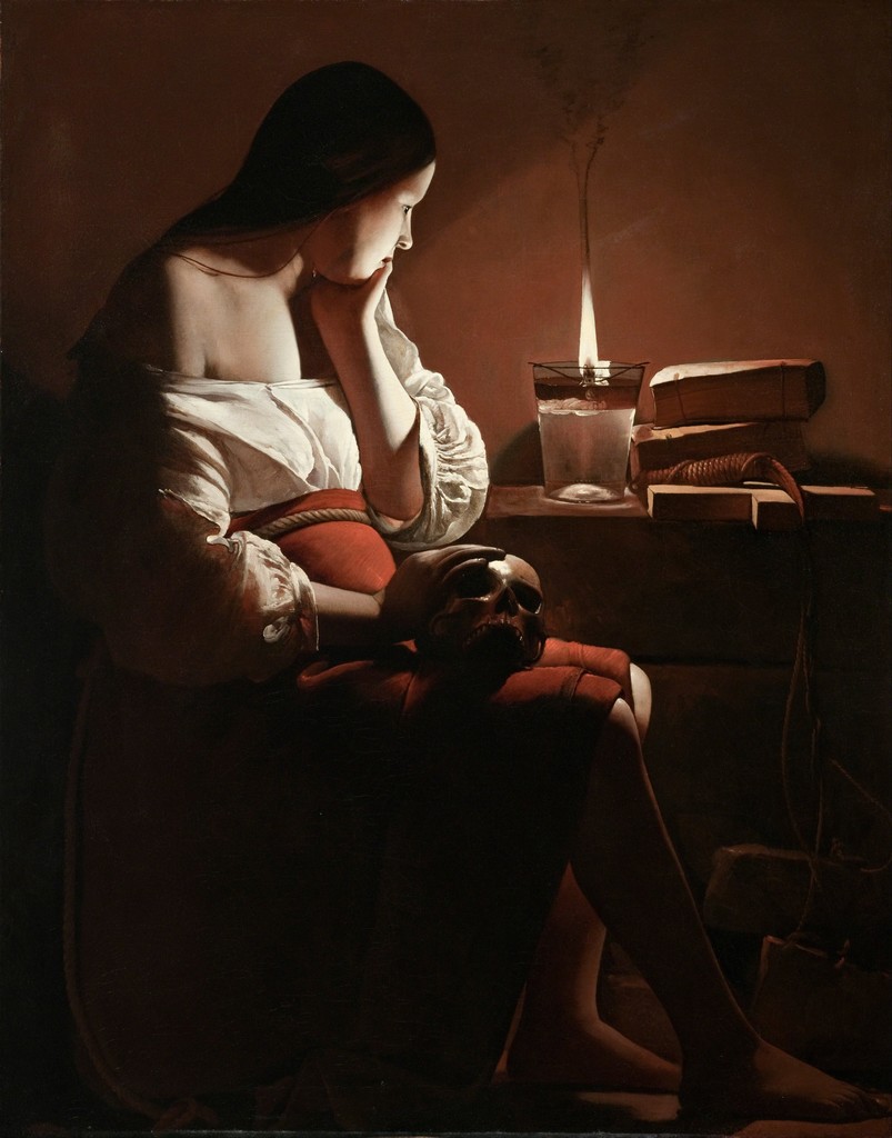 Georges de La Tour, 'Mary Magdalen with the Smoking Flame,' ca. 1640, Los Angeles County Museum of Art