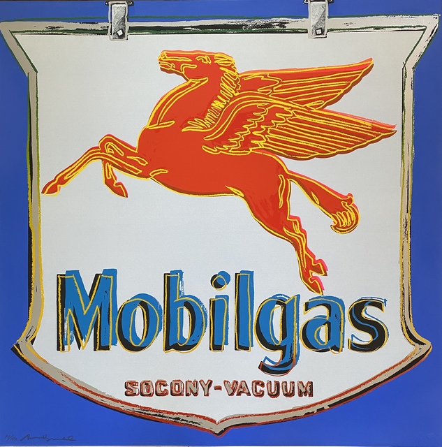 Andy Warhol, ‘Mobil from Ads F&S II.350’, 1985, Print, Screenprint on Lenox Museum Board, Fine Art Mia