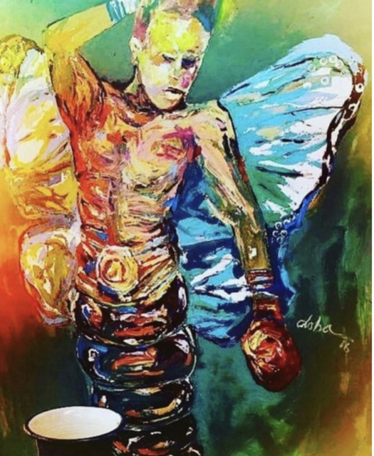 Doba Afolabi, ‘Floating Like a Butterfly’, 2016, Painting, Acrylic on Canvas, Zenith Gallery